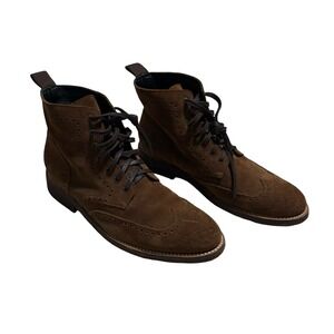 Thursday Boot Company Men's Wingtip Boot Cognac Brown Size 6